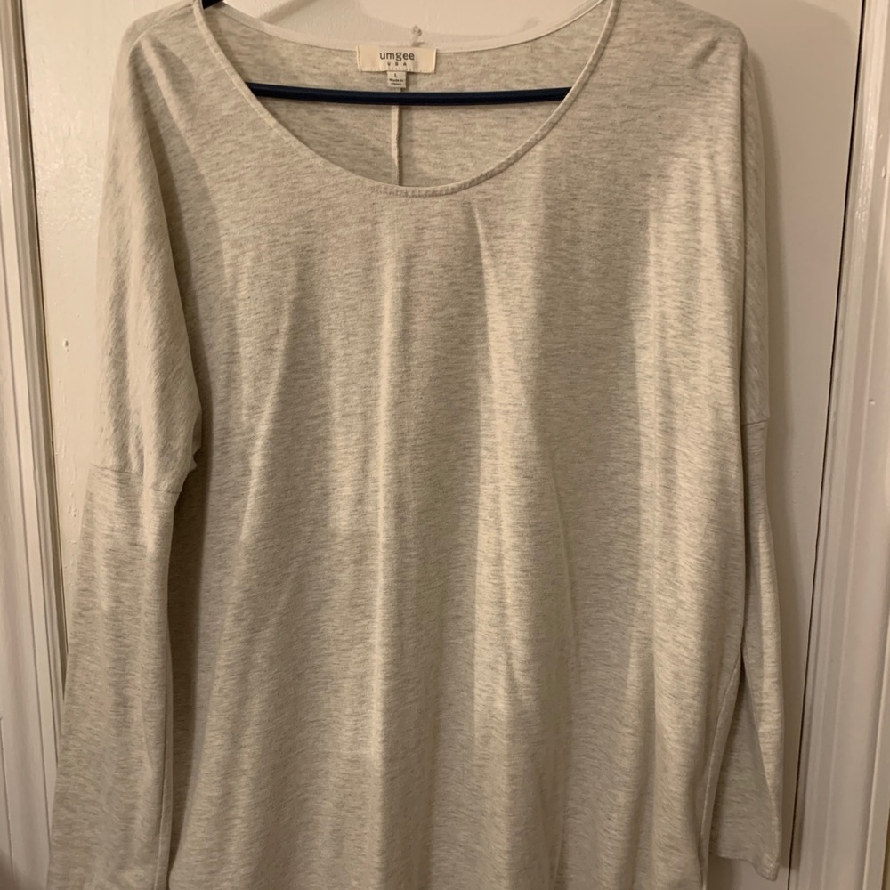 Oversized Heather Gray Tunic